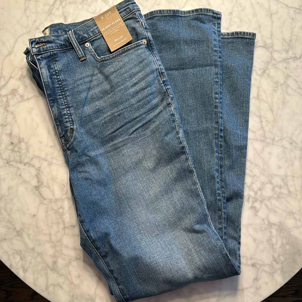 Madewell Tall Skinny Flare Jean